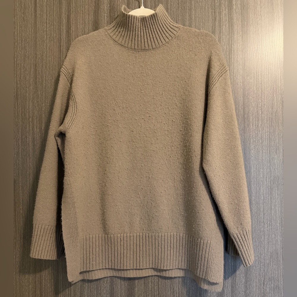 H&M Taupe Turtleneck Sweater